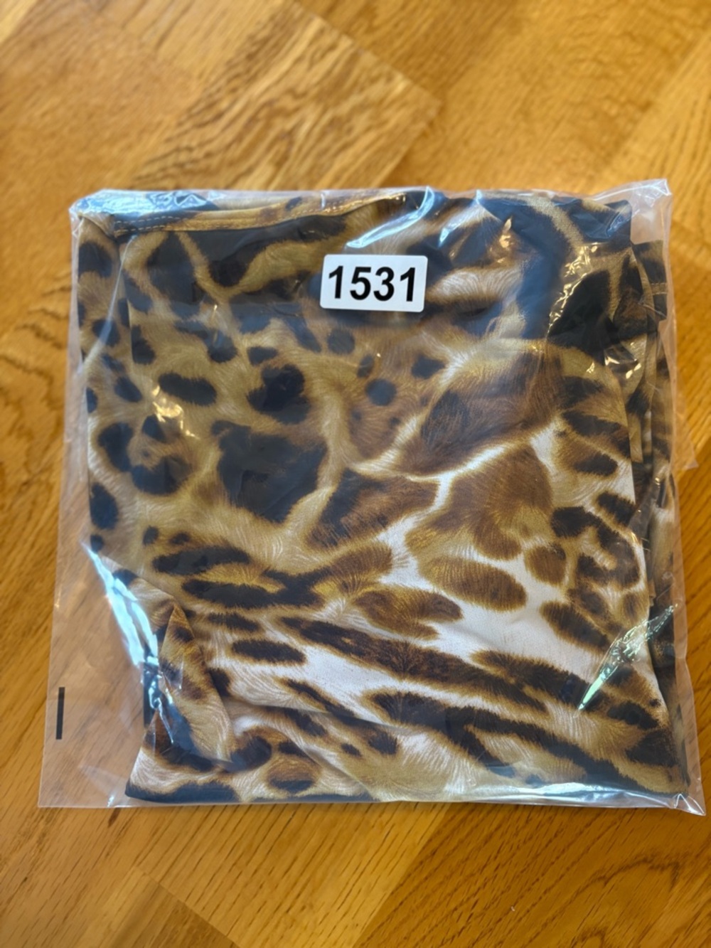 Susan Graver Animal Print Top Small Brown Black 3/4 Sleeve Stretch Knit QVC Chic - Picture 12 of 12
